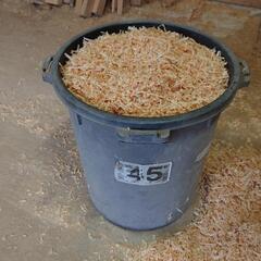 ひのき　カンナくず　45L袋詰めの画像