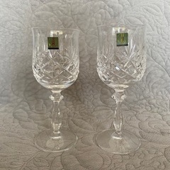 ワイングラス　ペア　by HOYA CRYSTAL H&B の画像