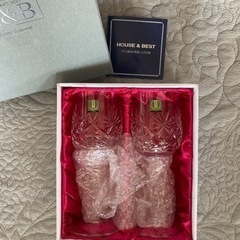 ワイングラス　ペア　by HOYA CRYSTAL H&B の画像