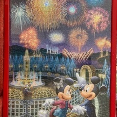 無料　ディズニー　パズル　完成品　4枚セット　大　額入り　51×73.5の画像