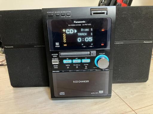 パナソニックCDMDSD ラジオカセットステレオ