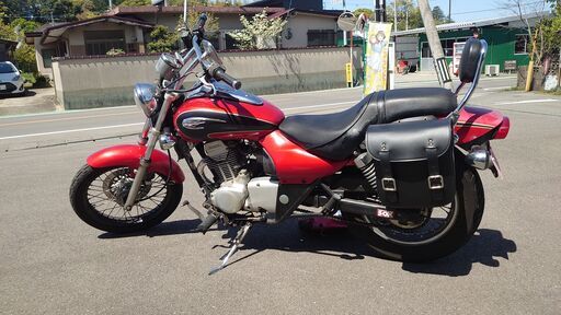 カワサキエルミネーター１２５ｃｃ無事故車、ナンバー付