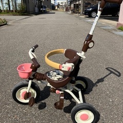 推し棒、折りたたみと高性能　ミニー三輪車　まぁまぁ美品