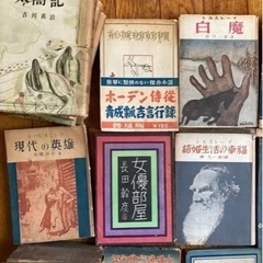 昭和初期　古書　30-40冊　段ボールいっぱい　希少文学　小説の画像