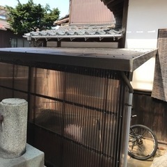 【追記有】カーポート、自転車小屋　※取り外し出来る方