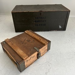 アメリカ軍　ウッドボックス　ウッドケース
