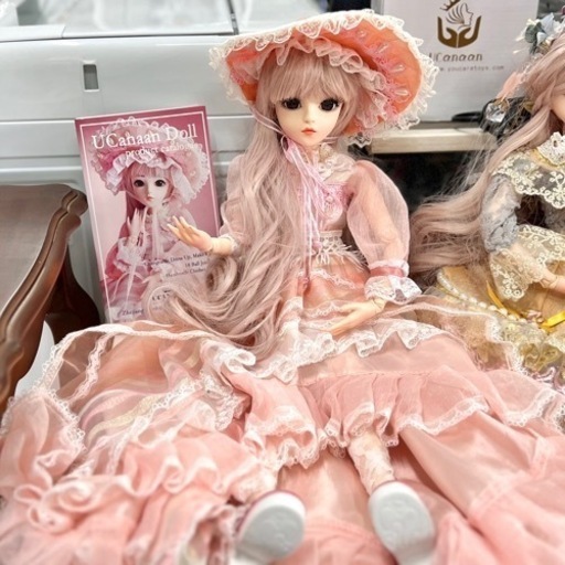 BJDドール　ピンクフリル