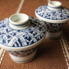非対面OK  茶碗蒸しの器　和食器　２個セットです