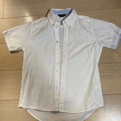 中古　COMME CA ISM   白 半袖シャツ 130