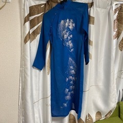 バリ島で購入　アオザイ　ワンピース　ズボンセット