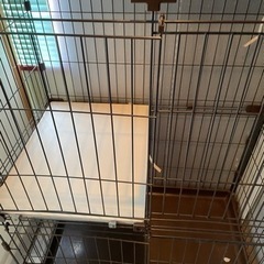 アイリスオーヤマ　ケージ・サークル　2段の画像