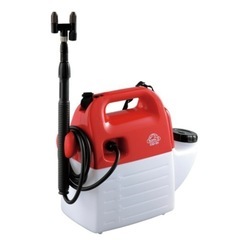 【美品‼️】藤原産業 ハイパワー電池式噴霧器 5L セフティー3...