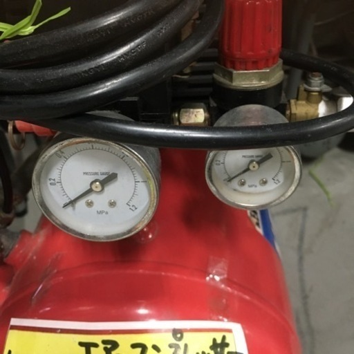 KENOH  エアーコンプレッサー　25l kcl-1525 オイルレス　7.7kw