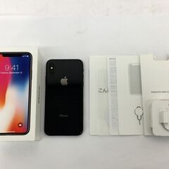 【🔥買取強化中🔥】Apple iPhoneX スペースグレイ 6...