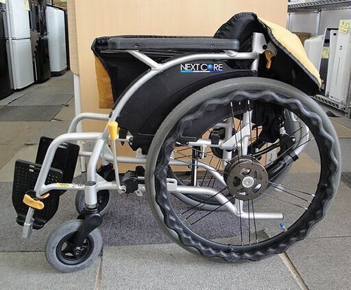 ☆ MATSUNAGA 自走式車いす ネクストコア・プチ NEXT-10B オレンジ 低床 軽量 コンパクト 車椅子 車イス 介護用品