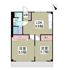 🉐広々2LDKが4.7万✨最寄東金駅🚃駐車場空きあり⭐️家賃1ヶ...