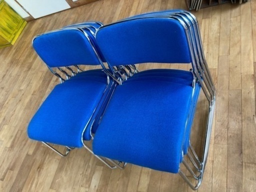 スタッキングチェア　8脚セット