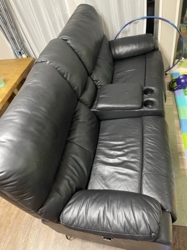 本革　ソファ　電動　動作正常