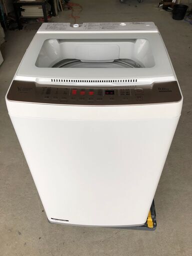 2020年製　YAMADASELECT(ヤマダセレクト) YWMTV80G1 全自動洗濯機 8kg