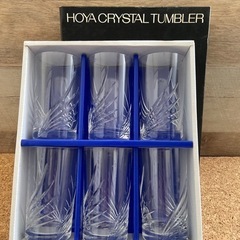 【未使用】HOYAクリスタル　タンブラー5個セット