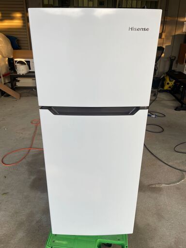 【2020年製】Hisense 120L 大容量ドアポケット!!2ドア＆コンパクト 耐熱トップテーブル!冷蔵庫