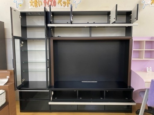 【愛品館 江戸川店 TVボード】 MATSUDA（松田家具）壁面収納TVボード ID:157-008581-007
