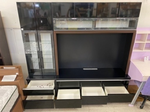 【愛品館 江戸川店 TVボード】 MATSUDA（松田家具）壁面収納TVボード ID:157-008581-007