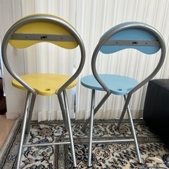 折りたたみチェア　2脚セットの画像