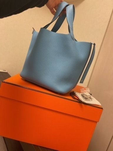 エルメス　ピコタンロック　ブルーノール　MM