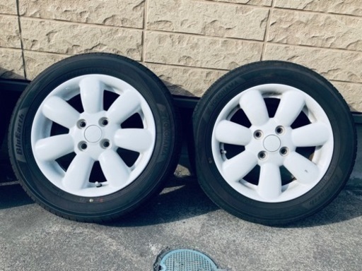 ホイール付き！中古の夏タイヤ！155／165R14 75S 現状渡し！
