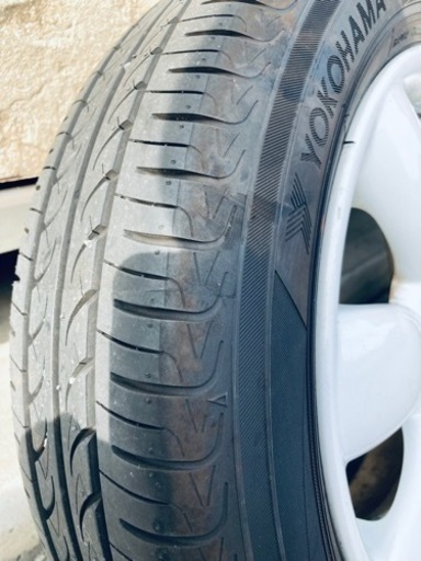 ホイール付き！中古の夏タイヤ！155／165R14 75S 現状渡し！
