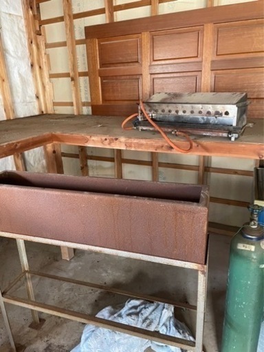 お話中。中古　焼き鳥用　ガスか炭どちらでも