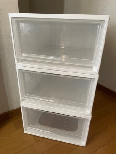 【値下げ可】収納ボックス ホワイト 3個セット