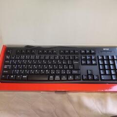 未使用品 有線 (USB接続) キーボード BSKBU100 有線マウス セットの画像