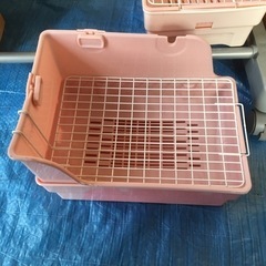 【むじんはんばい】小動物用トイレ　ペットベッド　うさぎのトイレの画像