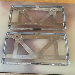 ホンダ　ナンバープレートカバー2枚の画像