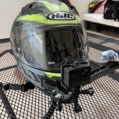 HJCインナーバイザー付きフルフェイスヘルメットI70中古品おま...