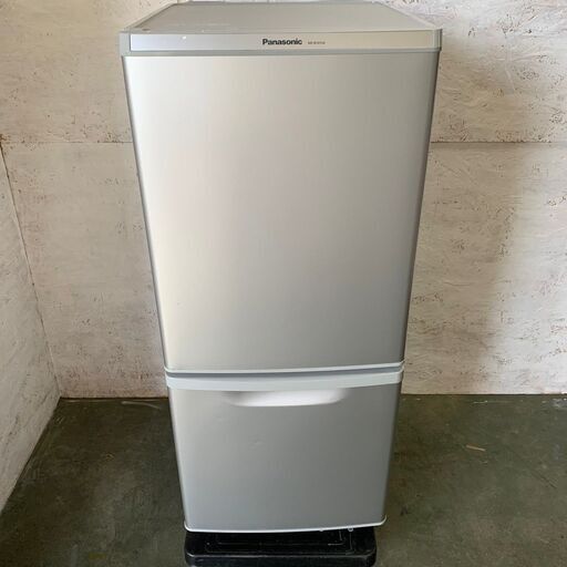 【Panasonic】パナソニック ノンフロン冷凍冷蔵庫 容量138L 冷凍室44L 冷蔵室94L NR-B148W-S 2012年製