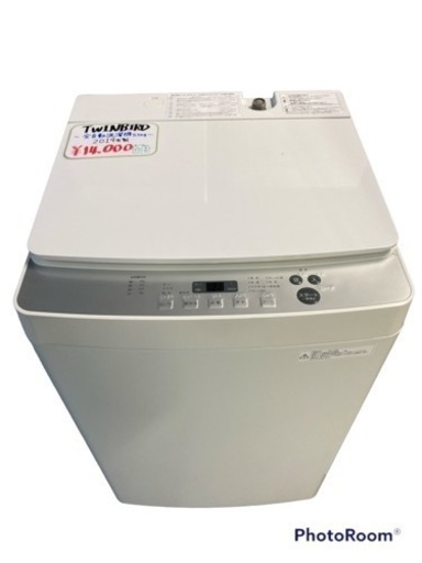 【在庫処分SALE】twinbird 2019年製 5.5kg kwm-ec55型