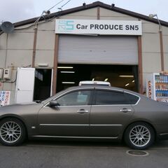 コミコミ40万円！車検付き！H.16(2004)年 日産 フーガ 3.5 350XV FOUR 4WD ゴールド 走行102,000kmの画像