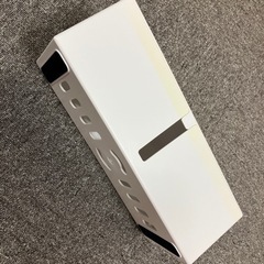 電源コード収納BOX  白色の画像