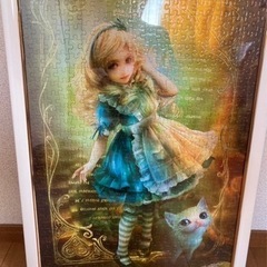 アリスのパズル　額入りの画像