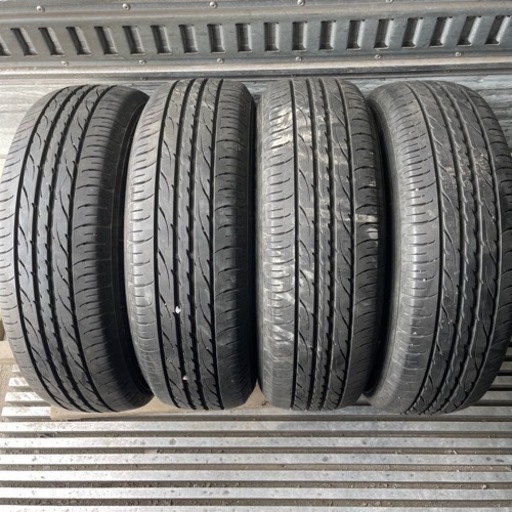 バリ山　DUNLOP ダンロップ　EC203 185/70R14 夏タイヤ　2015年製　14インチ
