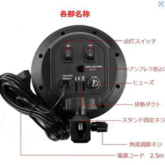 撮影照明セット＆ソフトボックスセットの画像