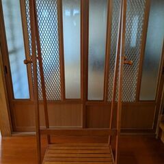 木製コートハンガー　値下げしました