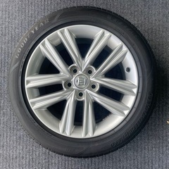クラウン★トヨタ純正★215/55R/17★アルミタイヤ４本セット★タイヤ8部山★かなり綺麗です！！の画像