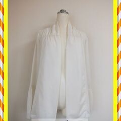 〇良品〇【coral】カーディガン　白　♯40