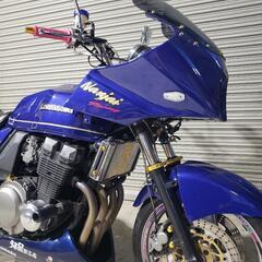 カワサキ　ZRX400 車検約2年付き　カスタム車　公認　ニンジャ900R 足周り太足17インチ　メッキパーツ多数の画像
