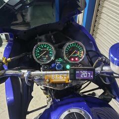 カワサキ　ZRX400 車検約2年付き　カスタム車　公認　ニンジャ900R 足周り太足17インチ　メッキパーツ多数の画像
