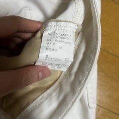 ハートマーケット白スキニーの画像